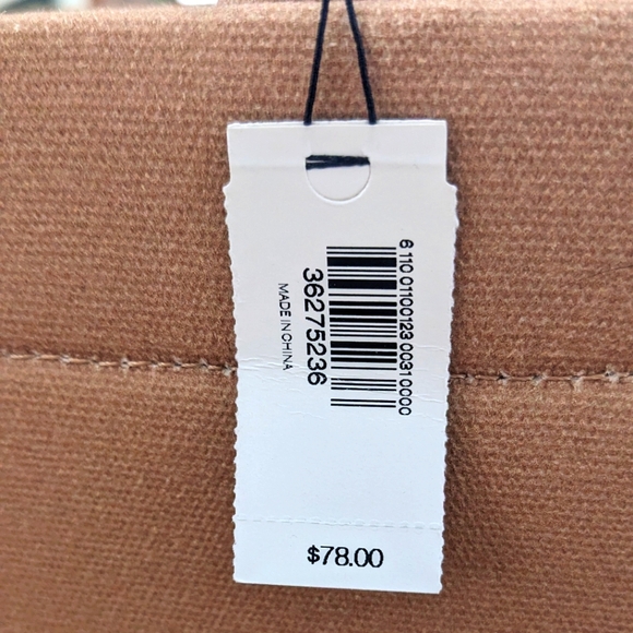 Express Floral Border Printed Canvas Tote Bag - Picture 3 of 7